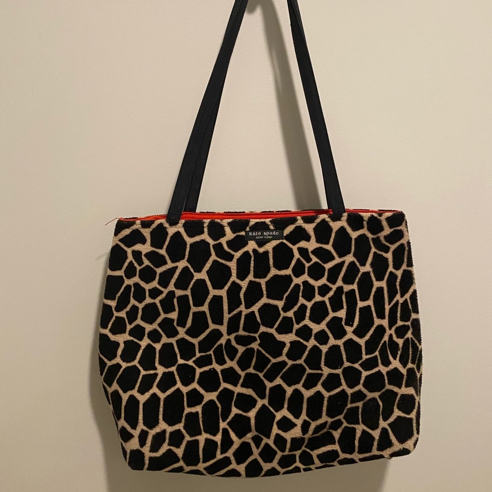 vintage kate spade zebra purse